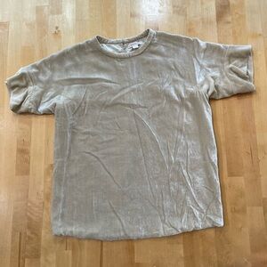 Marc Jacobs Mint Green Velvet Short Sleeve Top